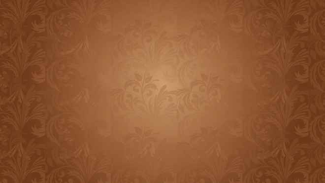 棕色艺术花纹图案PPT背景图片