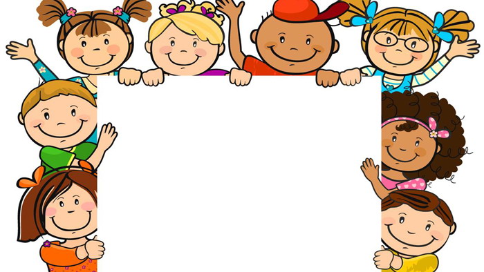 两张可爱卡通儿童PPT背景图片