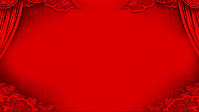 红色帷幕PPT背景图片