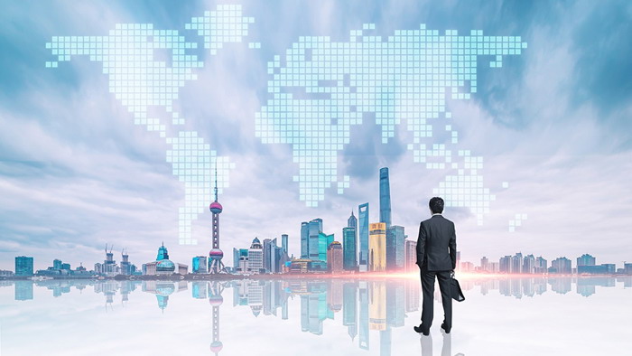 白领城市职场PPT模板